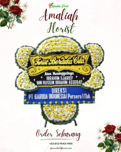 Papan Bunga Duka di Sasak