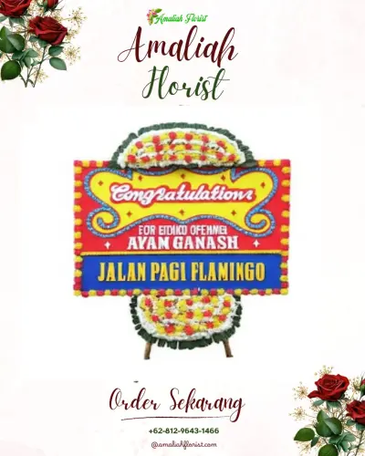 Bunga Papan Congratulation di Sasak